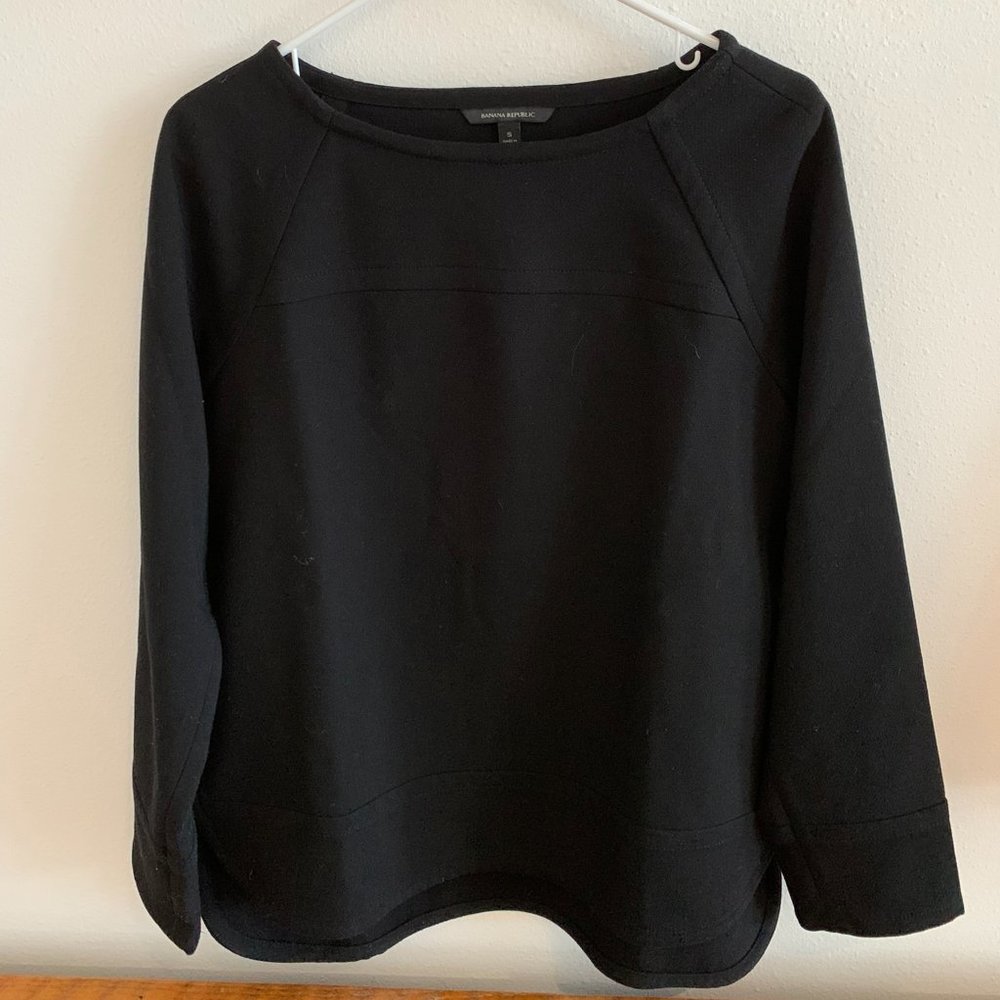 Banana Republic Black Blouse, Women's Small